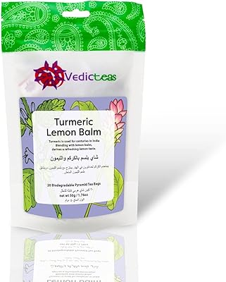 Sachets de thé pyramidaux védiques à la mélisse et au curcuma - 20