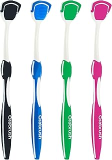 Gratte-langue aura brush, le nettoyeur de langue aide à combattre la mauvaise haleine