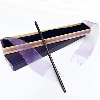 Baguette magique draco malfoy, baguette en métal de 36 cm avec réplique