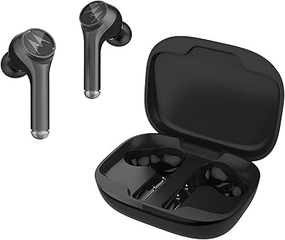 Écouteurs bluetooth motorola vervipads 800 boîtier de chargement et microphone