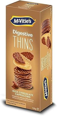 Biscuits digestifs fins mcvities au chocolat au lait et cappuccino - 150 g