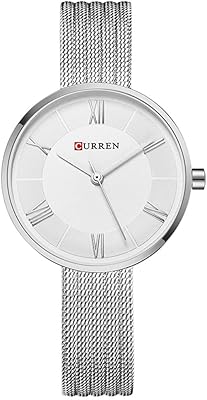Montre décontractée pour femme, analogique, acier inoxydable - 9020