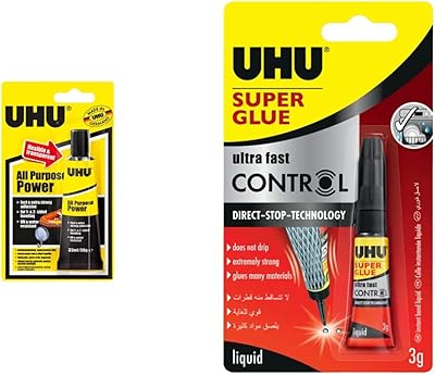 Adhésif tout usage super fort uhu extra fort flexible 33 ml transparent