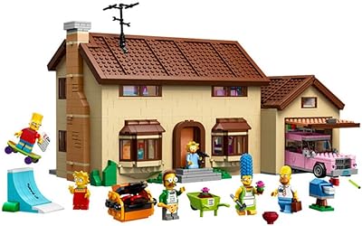 Ensemble de blocs de construction de la maison simpsons de 2 586 pièces