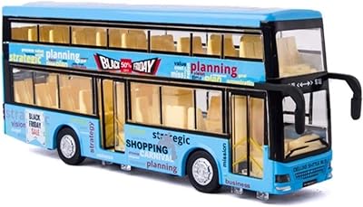 Un modèle de bus jouet pour enfants en alliage, un modèle de bus