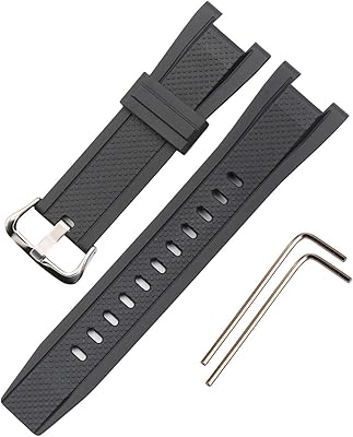 Bracelet de montre de remplacement en résine g-shock khzbs pour casio gst-b100 gst-210