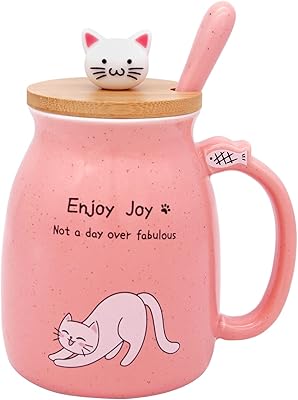 Mignonne pas un jour plus fabuleux tasse à café en céramique avec couvercle