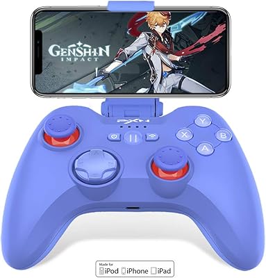 Contrôleur de jeu sans fil mfi, contrôleur de jeu apple pxn 6603 joypad