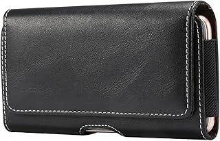 Dfv mobile - étui horizontal en cuir avec passant de ceinture pour huawei