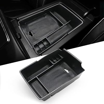 Muedie adapté pour hyundai santa fe tm 2021, organisateur d'accoudoir de voiture, plateau