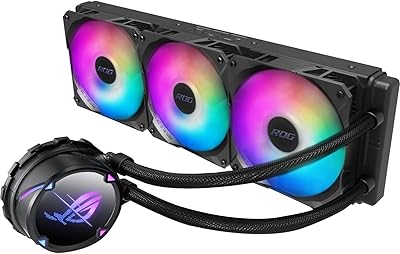 Refroidisseur de processeur tout-en-un liquide aio 360 mm asus rog strix lc ii