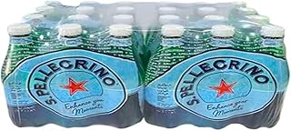 Parfum en bouteille d'eau minérale gazeuse naturelle pellegrino, 24 x 500 ml