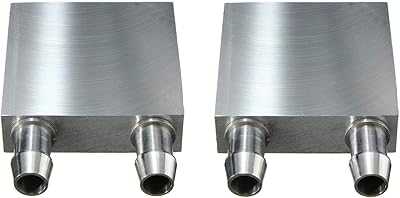 Bloc de refroidissement par eau en aluminium 40 x 40 mm pour système