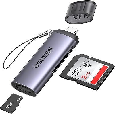 Lecteur de carte sd usb c ugreen, lecteur de carte mémoire otg 2