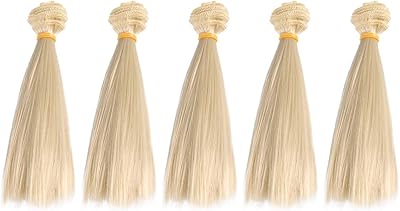 5 pièces 15 cm perruque blonde kaki foncé bjd matériaux faits à la main. Diaytar Sénégal : Votre guichet unique pour tous vos achats