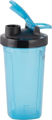 Bouteille shaker protéinée royalford 600 ml rf11956 plastique de haute qualité pour la préparation