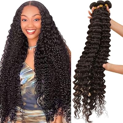 Cheveux humides et ondulés 100% cheveux humains non transformés, tissage en lot