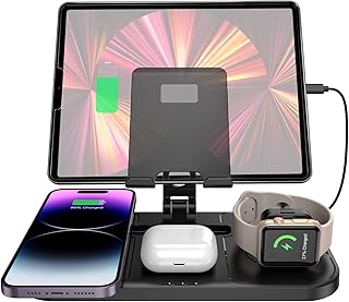 Base de chargement pour plusieurs appareils apple, chargeur sans fil pour iphone 14