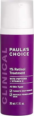 Paul's choice clinical retinol treatment cream 1% peptides, vitamine c et extrait