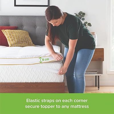 Housse de matelas cotton home en tissu super doux, 140 cm de longueur