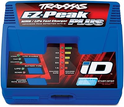 Chargeur rapide traxxas ez peak plus 4a ni-mh 2970 avec pilote de batterie
