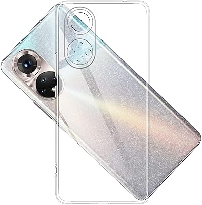 Coque de protection mohadjia honor 50 coque transparente ultra fine légère antichoc