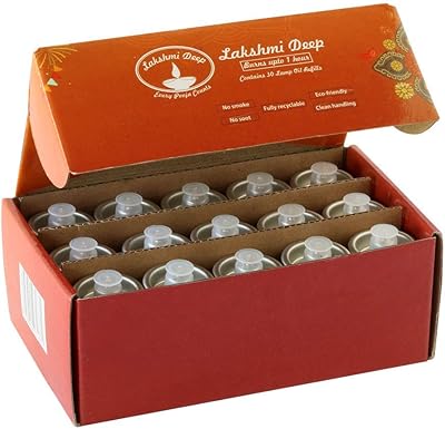 Recharges d'huile lakshmi deep - [paquet de 30], 3 x 3,5 cm, recharges