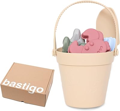 Ensemble de jeu de sable de plage en silicone bastego pour enfants 8