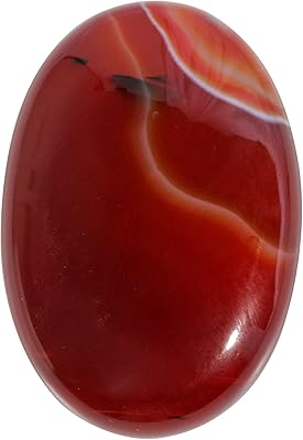 Pierres de grenat rouge polies lovilium, pierres d'énergie naturelle irrégulières pour palmier