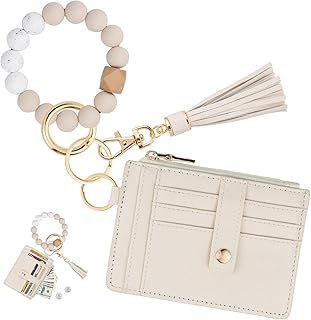 Porte-clés de bracelet porte-clés, porte-carte de crédit rfid mince, porte-clés de poche, bracelet