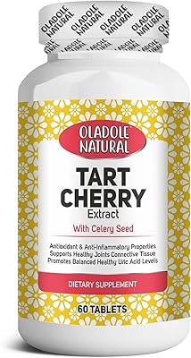 Supplément naturel de cerises acidulées avec complexe de graines de céleri 1240 mg