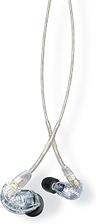 Shure se215-cl, écouteurs professionnels à isolation sonore, réduction du bruit, supra-auriculaire, ajustement confortable