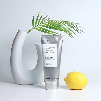 Lait corporel blanchissant k-secret vita collagen secret, pour éclaircir la peau tout