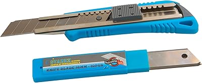 Couteau starex tools + 10pcs lame à chargement automatique bleu gris body grip d/b marque starex. Diaytar : Des prix mini pour un service maxi