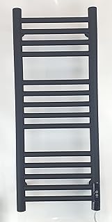 Porte-serviettes électrique green house sena, 300 l x 720 h, noir avec minuterie