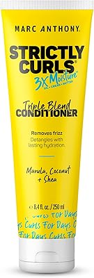 Après-shampooing anti-frisottis et définition de boucles profondes 3x moisture de marc anthony