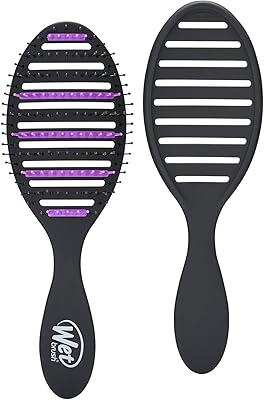 Wet brush, refresh & extend speed ​​​​dry hair black detangler pour tous