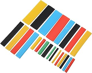 Ensemble de 328 tubes isolants thermorétractables colorés avec rétrécissement 2:1