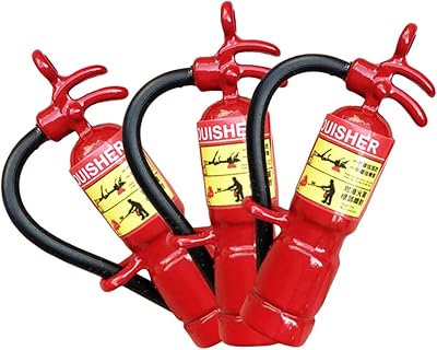 Kaneet 3 pièces mini extincteur décoration extérieure en métal accessoires pour la maison