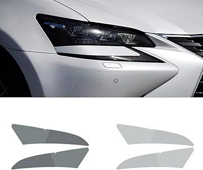 2 pièces film de protection pour phares de voiture, autocollant transparent en tpu