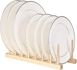 Goolsky égouttoir à vaisselle polyvalent en bois égouttoir vaisselle organisateur d'armoire