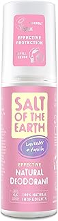 Déodorant spray naturel rechargeable salt of the earth ingrédients 100%