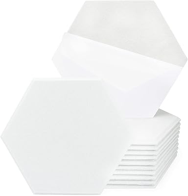 Panneau acoustique épais autocollant troystudio - 14,2 x 12,3 x 0,5 pouces absorption