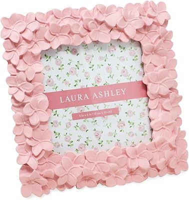 Cadre photo en résine à motif de fleurs roses laura ashley