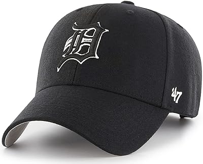 Chapeau réglable noir et blanc mlb, taille unique