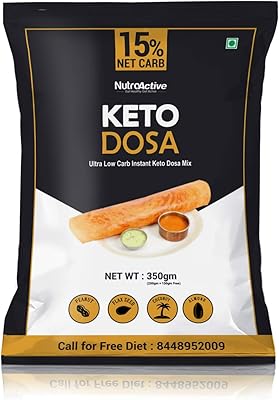 Nutro active super low carb facile à préparer dosa keto doux et délicieux