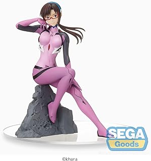 Figurine sega goods evangelion - mari makinami shiny - 18 cm
