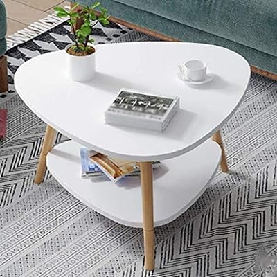 Table gigogne triangulaire en rotin matanak | table d'appoint de salon, table basse