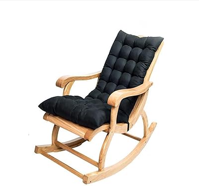 Coussin de chaise à bascule pipalana, coussin inclinable épais pour jardin et terrasse