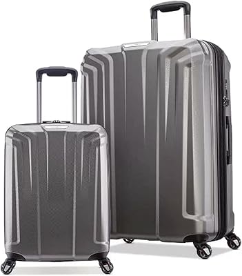 Ensemble de 2 bagages d'intérieur samsonite, 1 grand et 1 petit, gris